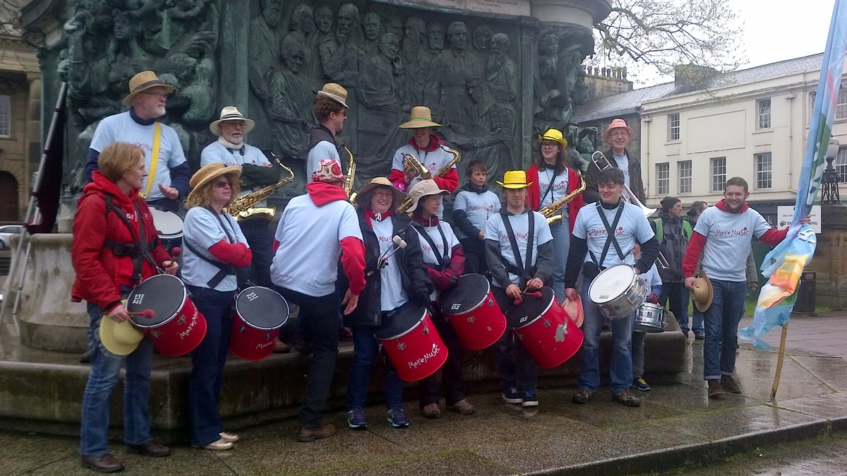 "Baybeat" Lancaster May Day march 2015